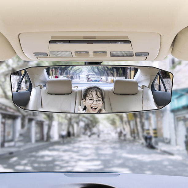 Infant Car Seat Cover - Rétroviseur de voiture panoramique grand angle