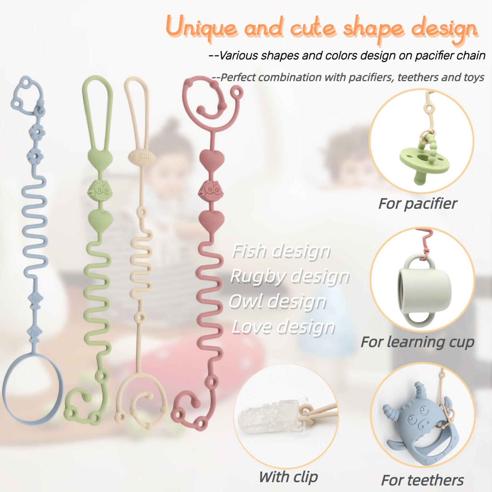 Lot de 4 - Sangles pour jouets - Zwitsal Baby Products avis et prix